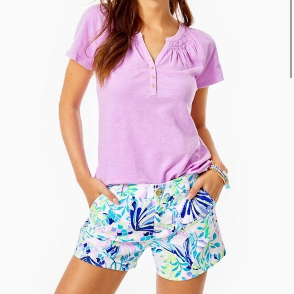 LILLY PULITZER CALLAHAN STRECH SHORTS WOMENS SIZE 4